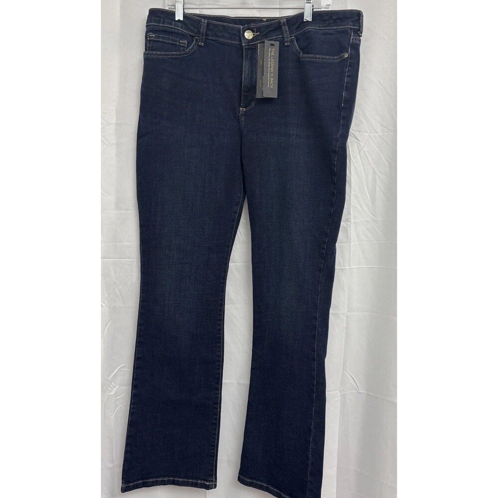 Lee Legendary Regular Fit Bootcut Jeans, Blue, Mid Rise, Women’s 16W Medium